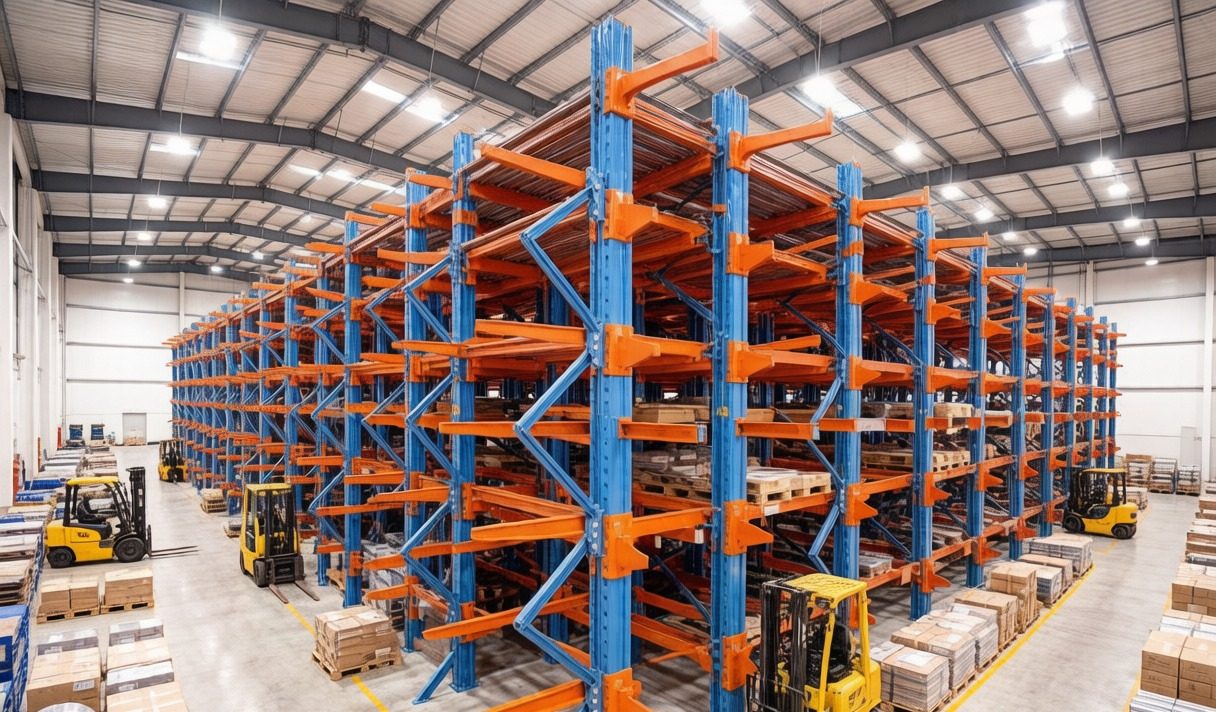 ACE RACK selective pallet racking installed in a modern warehouse
